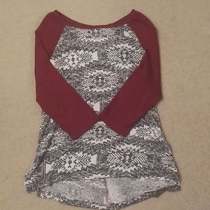 Maurice's Aztec print Top